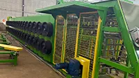 Línea batch-off de configuración a nivel de suelo