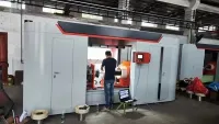 Máquina para plegado de extremos del fuelle